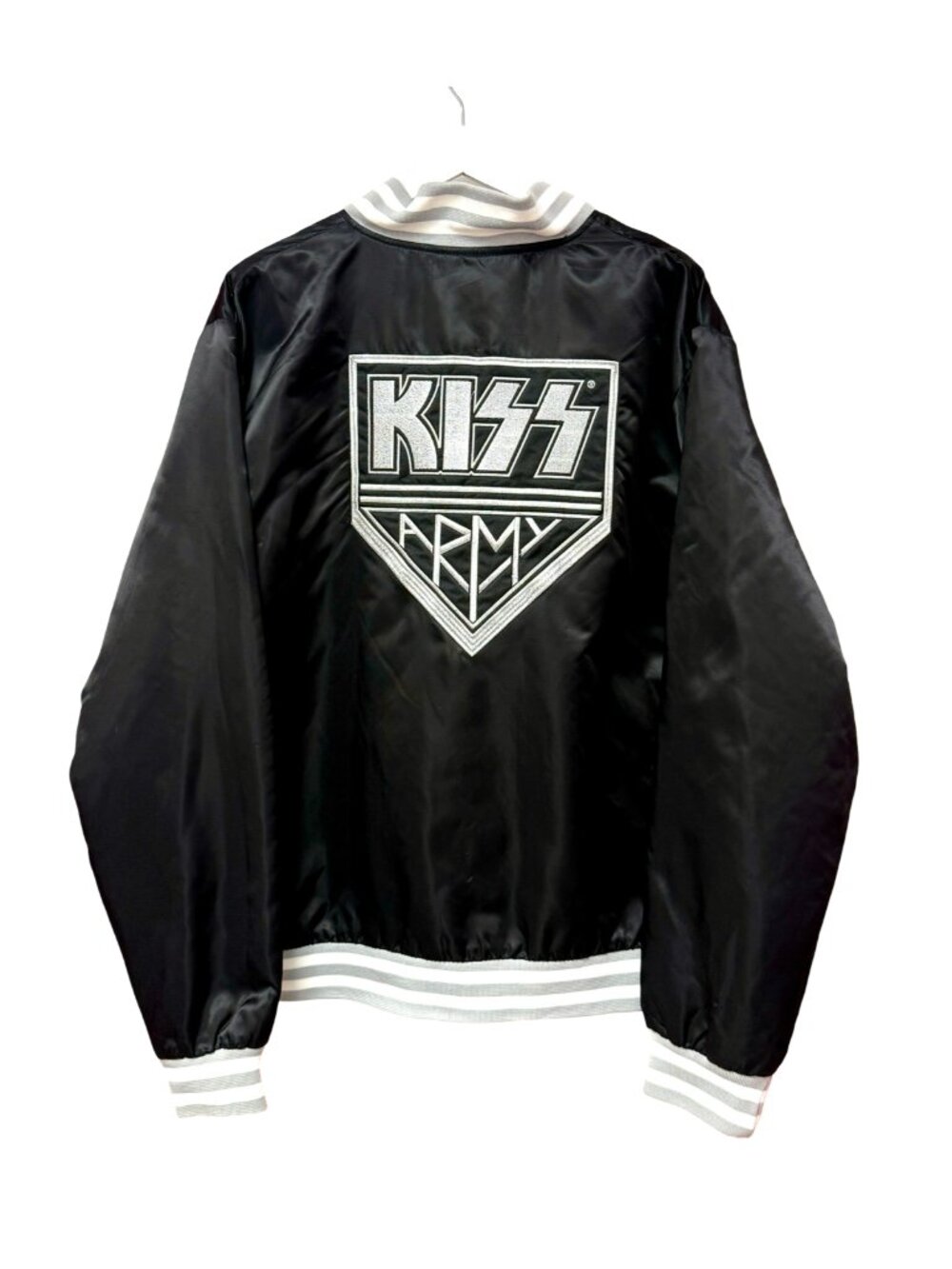 🖤#KissArmy# #BandMerch #VarsityJacket #StreetwearChic #BlocketteAesthetic #Y2K